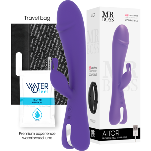 Vibrador MR. BOSS AITOR met dubbele stimulatie