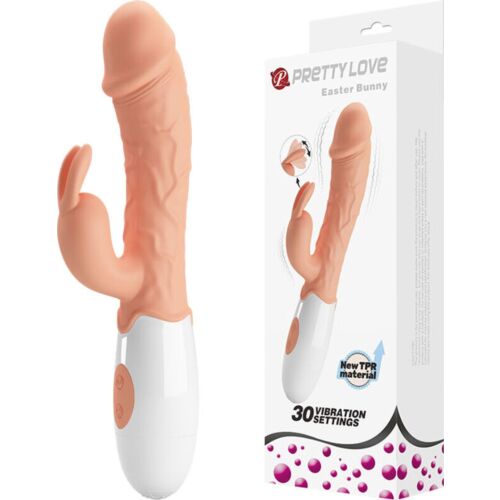 PRETTY LOVE rabbit vibrator met clitorisstimulator