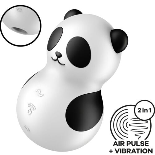 Zuigstimulator Satisfyer Pocket Panda met 11 intensiteiten