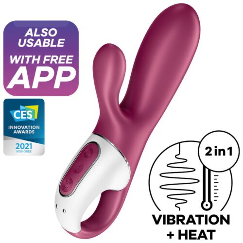 Vibrador Satisfyer Hot Bunny | Diepe stimulatie voor G-spot en clitoris.