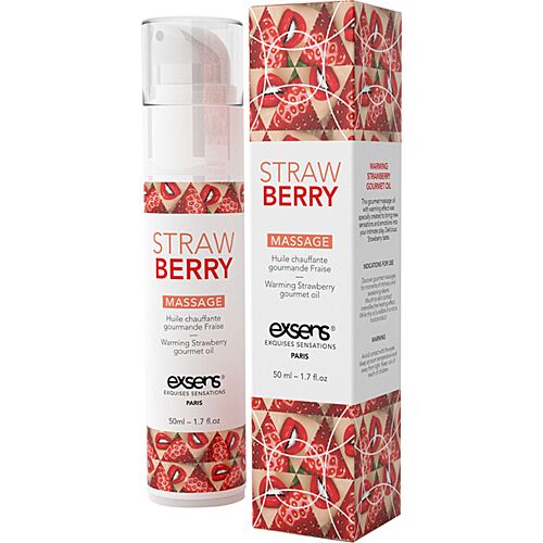 WARMING GOURMET MASSAGE OIL STRAWBERRY 50ML