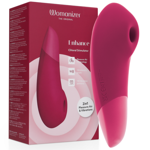 Stimulator Womanizer Enhance met vibraties