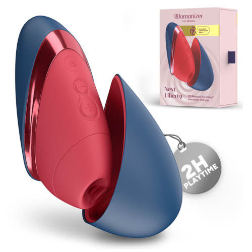 Clitorisstimulator WOMANIZER NEXT LIBERTY blauw/rood