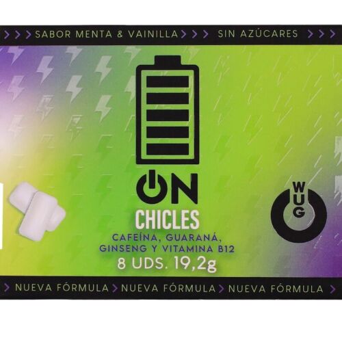 Chicles WUG GUM Functioneel Munt & Vanilla