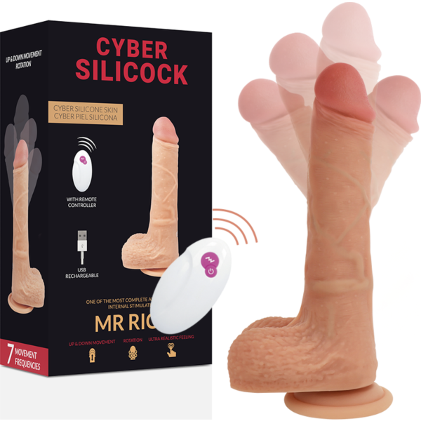 Vibrator Cyber Silicock Mr Rick 20,9 cm met Afstandsbediening