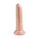 Dildo KING COCK UNCUT NATURAL 23 CM