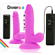 Realistisch Dildo Diversia 17 cm met Vibratie