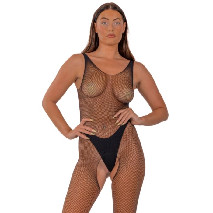 Bodystocking Lace Crotchless One Size Bodystocking Lace Crotchless One Size