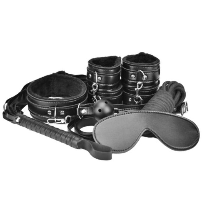Bondage Kit Loving Joy Beginner's 8-delig met accessoires Negro Bondage Kit Loving Joy Beginner's 8-delig met accessoires Negro