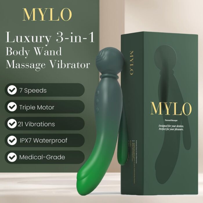 Wand Vibrator 3-in-1 MYLO | Luxe Massage Ervaring Wand Vibrator 3-in-1 MYLO | Luxe Massage Ervaring