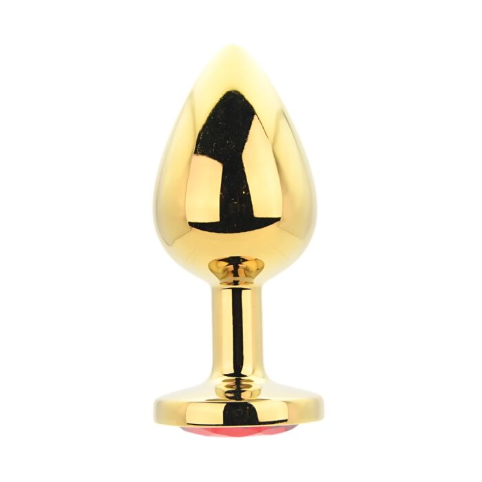 Buttplug Toosh Large Stone met juweelbasis Rojo Buttplug Toosh Large Stone met juweelbasis Rojo