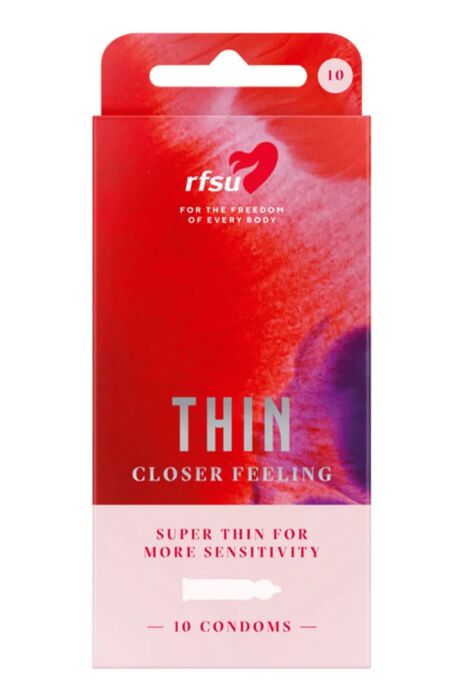 Condoom RFSU Thin 10 Uds extra dun, 0,05 mm Condoom RFSU Thin 10 Uds extra dun, 0,05 mm