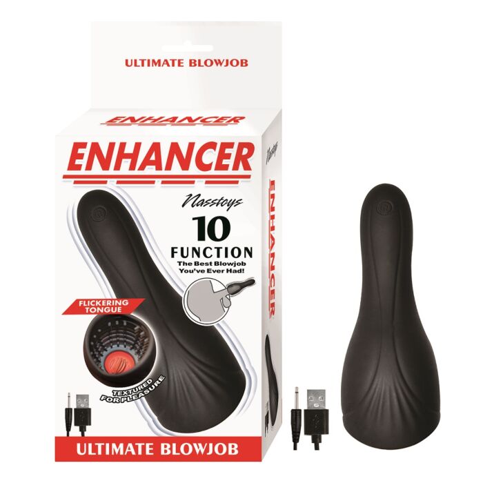 Masturbator Nasstoys Enhancer Ultimate met flikkerende tong Masturbator Nasstoys Enhancer Ultimate met flikkerende tong