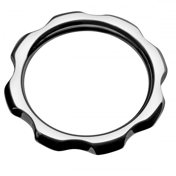 Open metalen ring voor penis en testikels Metal Hard