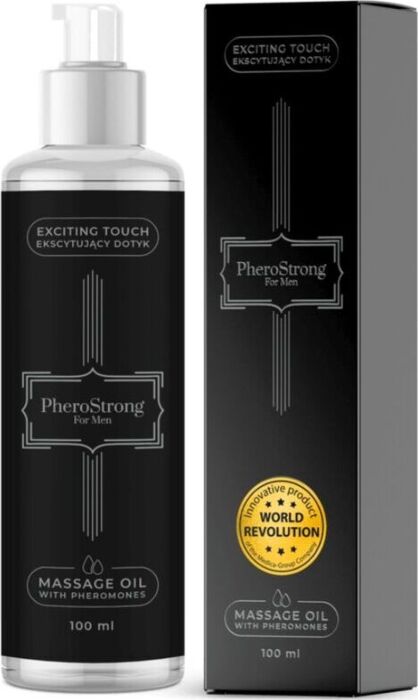 Massageolie PheroStrong 100ml Met Feromonen
