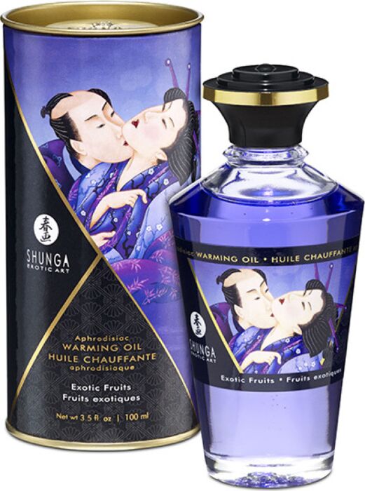 Shunga massageolie warmte-effect 100 ml