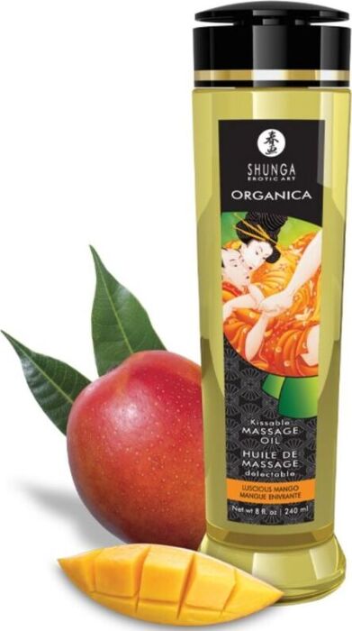 Massageolie Shunga Mango 240ml - Natuurlijke Sensatie Massageolie Shunga Mango 240ml - Natuurlijke Sensatie