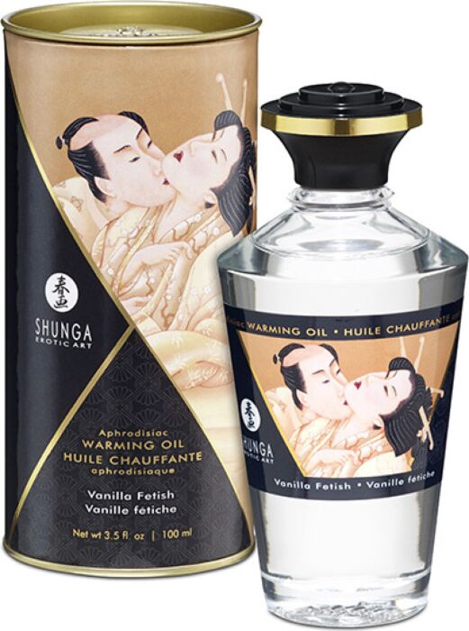 SHUNGA Massageolie Warmte-effect Vanille 100 ml