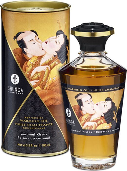 SHUNGA Karamel warmte-effect massageolie 100 ml