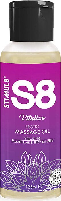 STIMUL8 S8 Vitalize massageolie 125 ml STIMUL8 S8 Vitalize massageolie 125 ml