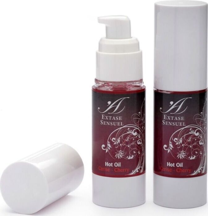 Stimulerende kersenolie EXTASE SENSUAL met warmte-effect Stimulerende kersenolie EXTASE SENSUAL met warmte-effect