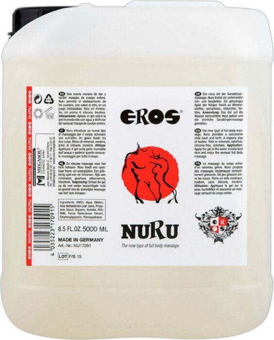 NURU massageolie 5000 ml – EROS CLASSIC LINE