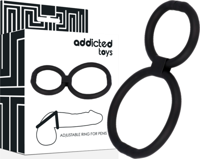 Adjustable Penis Rings Addicted Toys voor krachtige stimulatie