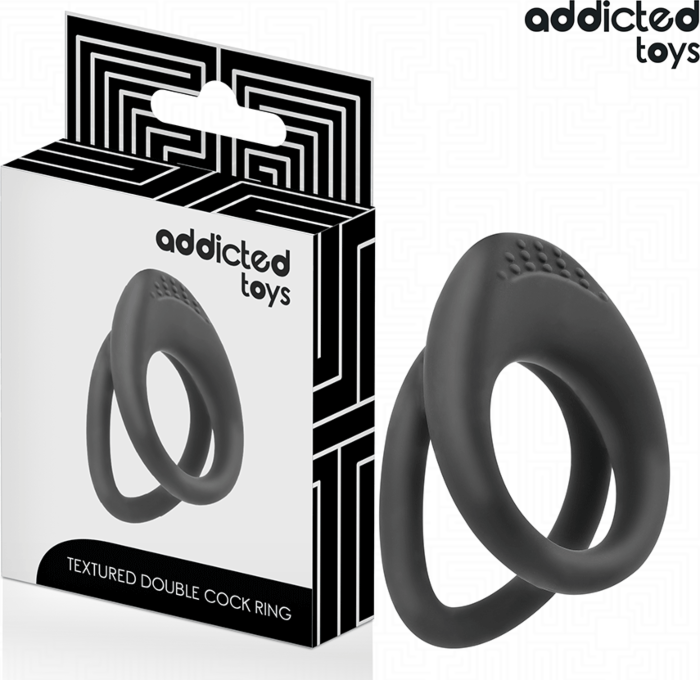 Anillo voor de Penis Addicted Toys Dubbel Textuur