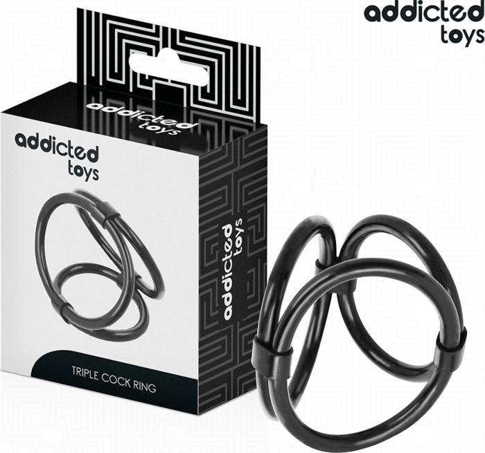 Anillo Triple Addicted Toys - Verbeter Je Prestatie