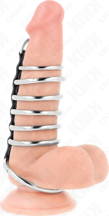 Anillos voor de Penis KINK 7 Ringen Metal Uniek
