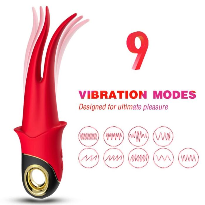 Vibrator ARMONY SHADOW met dubbele stimulatie Vibrator ARMONY SHADOW met dubbele stimulatie