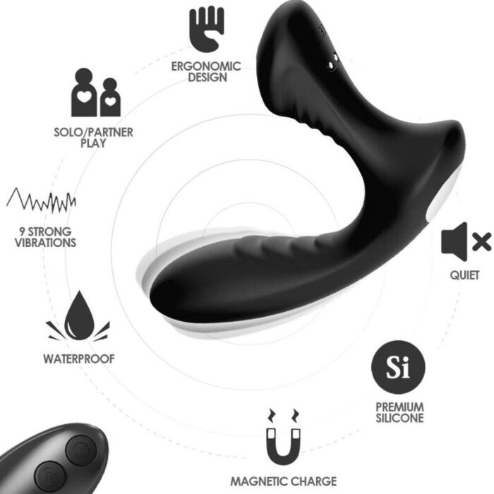 ARMONY Storm Vibrator voor Anale Stimulatie met Afstandsbediening ARMONY Storm Vibrator voor Anale Stimulatie met Afstandsbediening