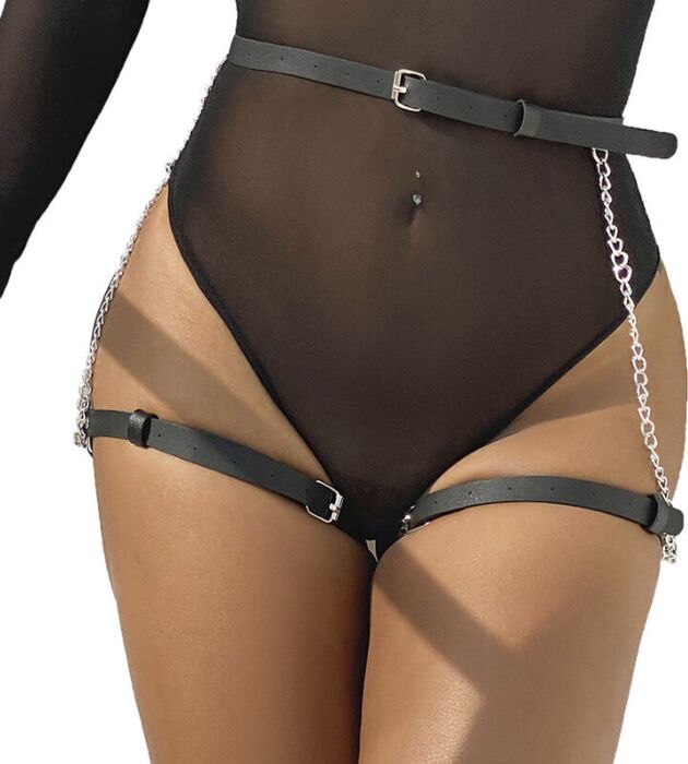 Arnes Subblime Fetish Cinturon Zwart Elegantie