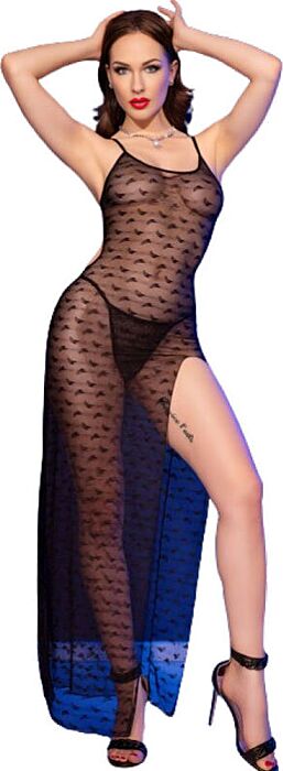 Babydoll Chilirose CR 4707 Lang Zwart Elegantie