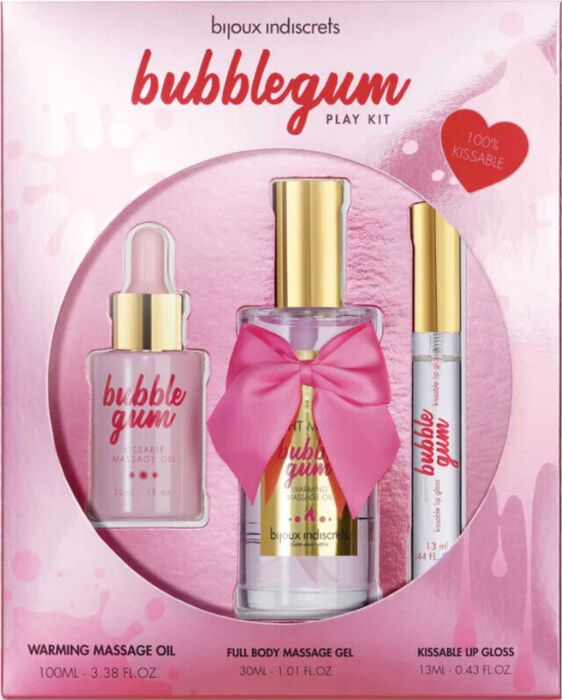 Bijoux - Indiscrets Bubblegum Speelset met Olie, Gel & Lipgloss