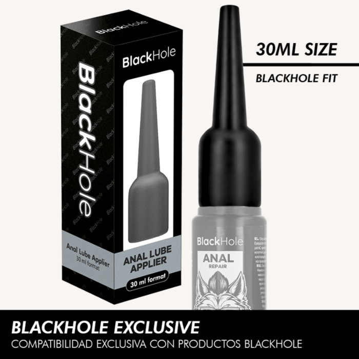 Anal Lube Applier BLACK HOLE - Comfortabele applicatie Anal Lube Applier BLACK HOLE - Comfortabele applicatie