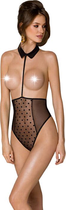 Body Trisha Passion L/XL Open Black - Sexy Design