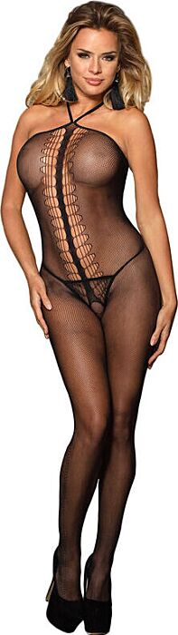 Bodystocking SUBBLIME 951979 Halter Zwart Uniek Bodystocking SUBBLIME 951979 Halter Zwart Uniek