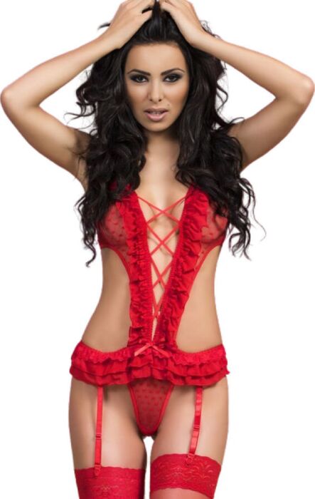 Body Chilirose CR 3086 Rood S/M - Sensuele Stijl