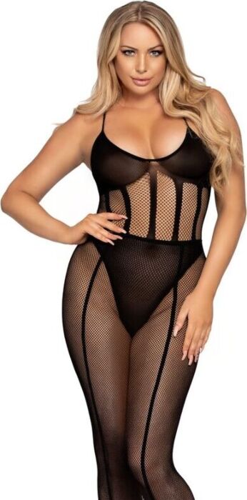 Bodystocking Leg Avenue Set met Rok - Sexy en Elegant Bodystocking Leg Avenue Set met Rok - Sexy en Elegant