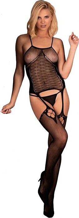 Bodystocking LIVCO Amrin Zwart - Verleidelijk Sexy