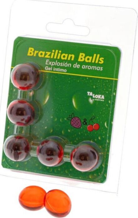 Brazilian Balls Taloka Aardbei & Kers Gel