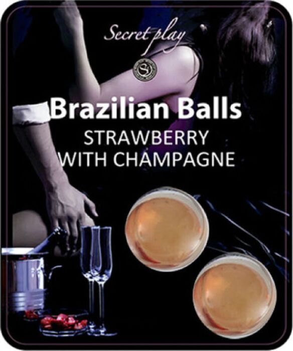 Brazilian Balls Secretplay - Aardbei met Cava Brazilian Balls Secretplay - Aardbei met Cava