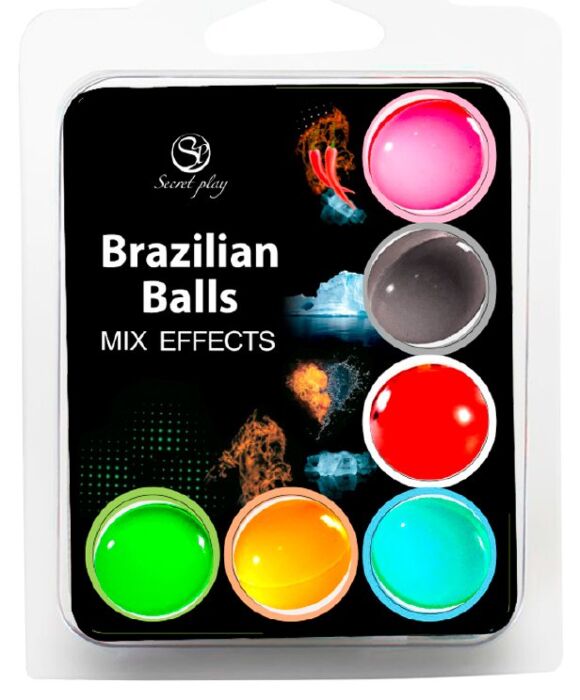 Brazilian Balls SecretPlay Set 6 met Mix Effecten