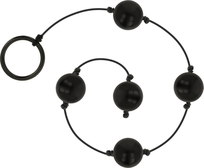 Mini Zwarte Glow Ben Wa Ballen