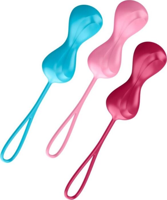 Satisfyer Loveballs trainingsset met 3 gewichten