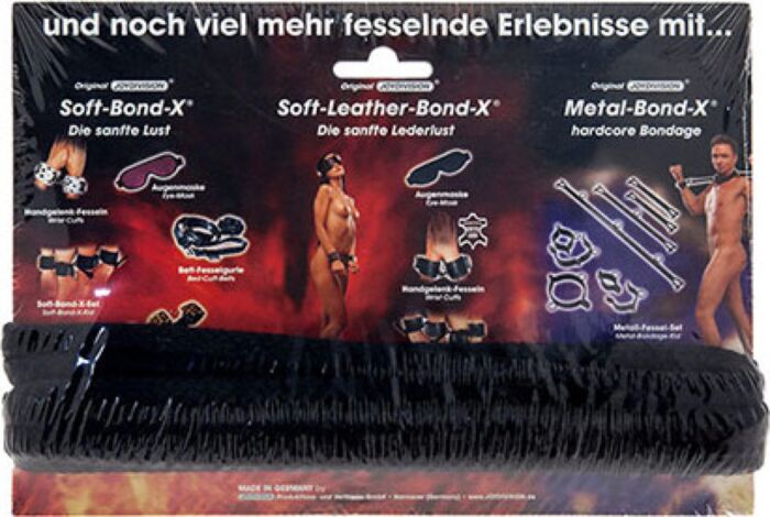 BOND-X CUERDA 5 METROS NEGRA