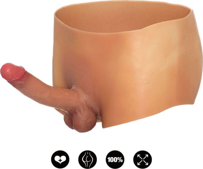 Bóxer met Penis HIDDEN DESIRE 18 cm Natuurlijk Bóxer met Penis HIDDEN DESIRE 18 cm Natuurlijk