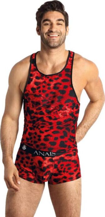 Top XL ANAIS MEN Savage - Sexy dierenprint