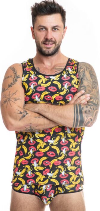Camiseta ANAIS MEN Banana Top S - Sexy en Licra